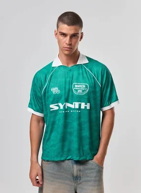 Camiseta Oversized Polo Verde Esportiva