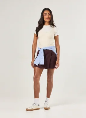 Saia Alfaiataria Cós Assimétrico