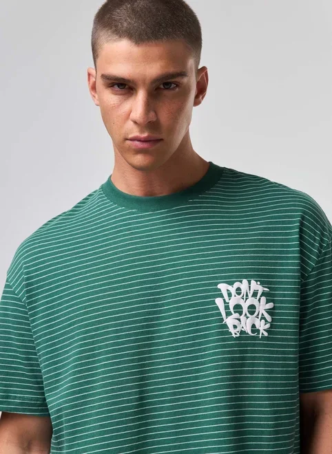 Camiseta Box Listrada Don't Look Back