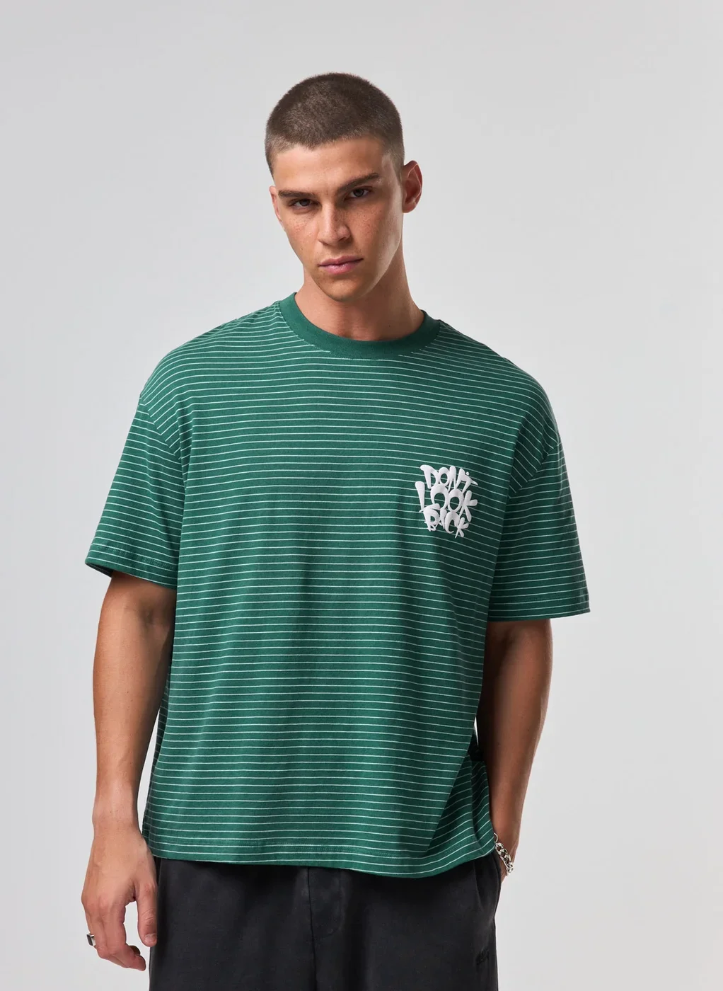 Camiseta Box Listrada Don't Look Back