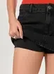 Saia Jeans Preta Com Short Embutido