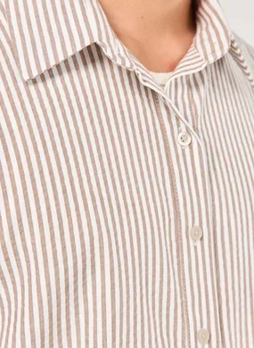 Camisa Box Cropped Listrada