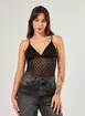 Body Preto De Renda