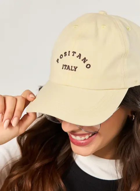 Boné Amarelo Manteiga Positano