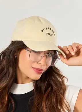 Boné Amarelo Manteiga Positano