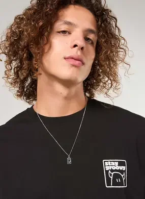 Colar Prateado Carta Estrela