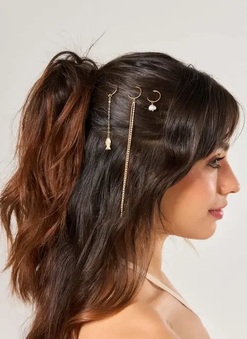 Pingente De Cabelo Dourado Summer
