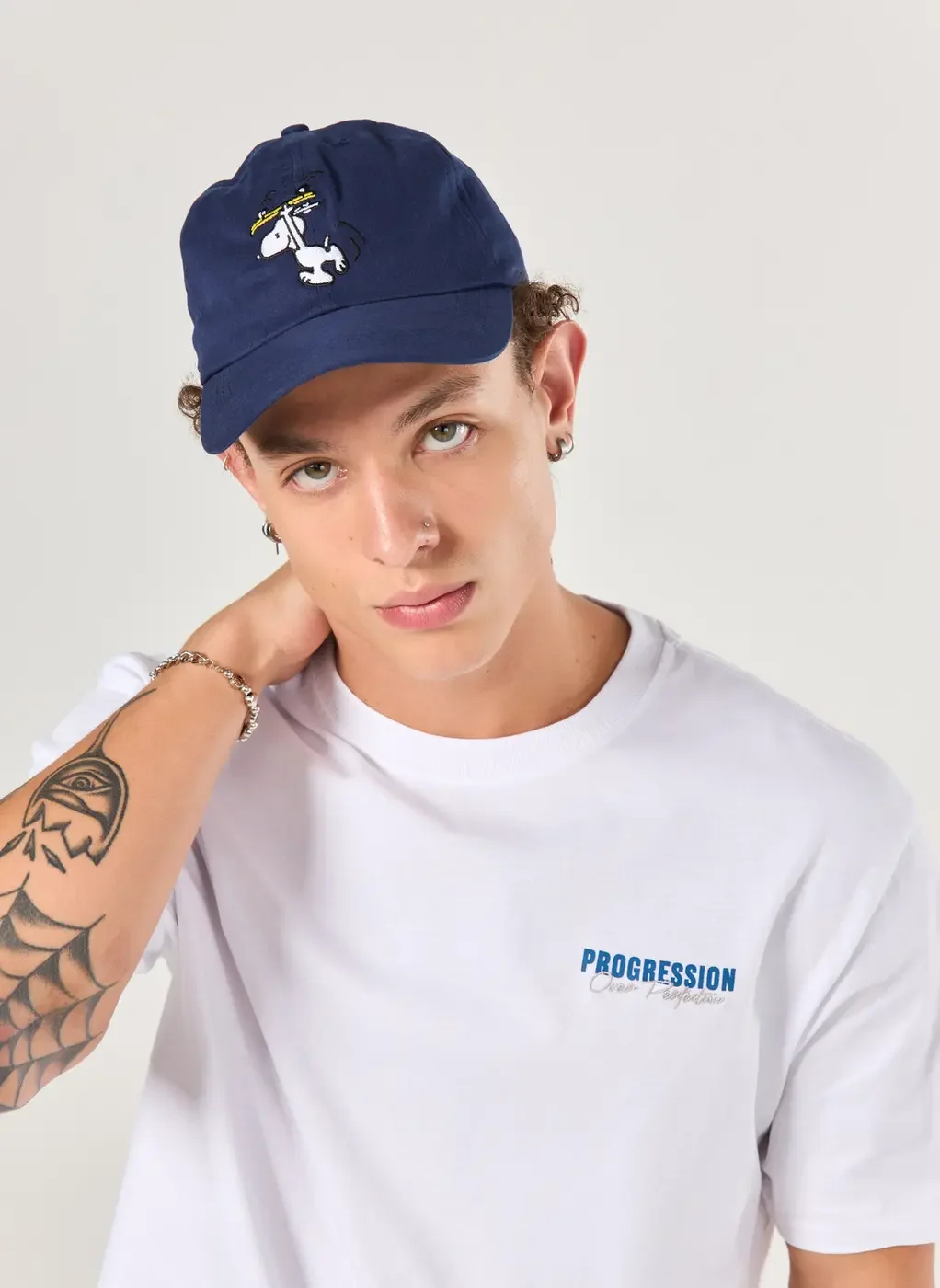 Boné Marinho Snoopy Skate