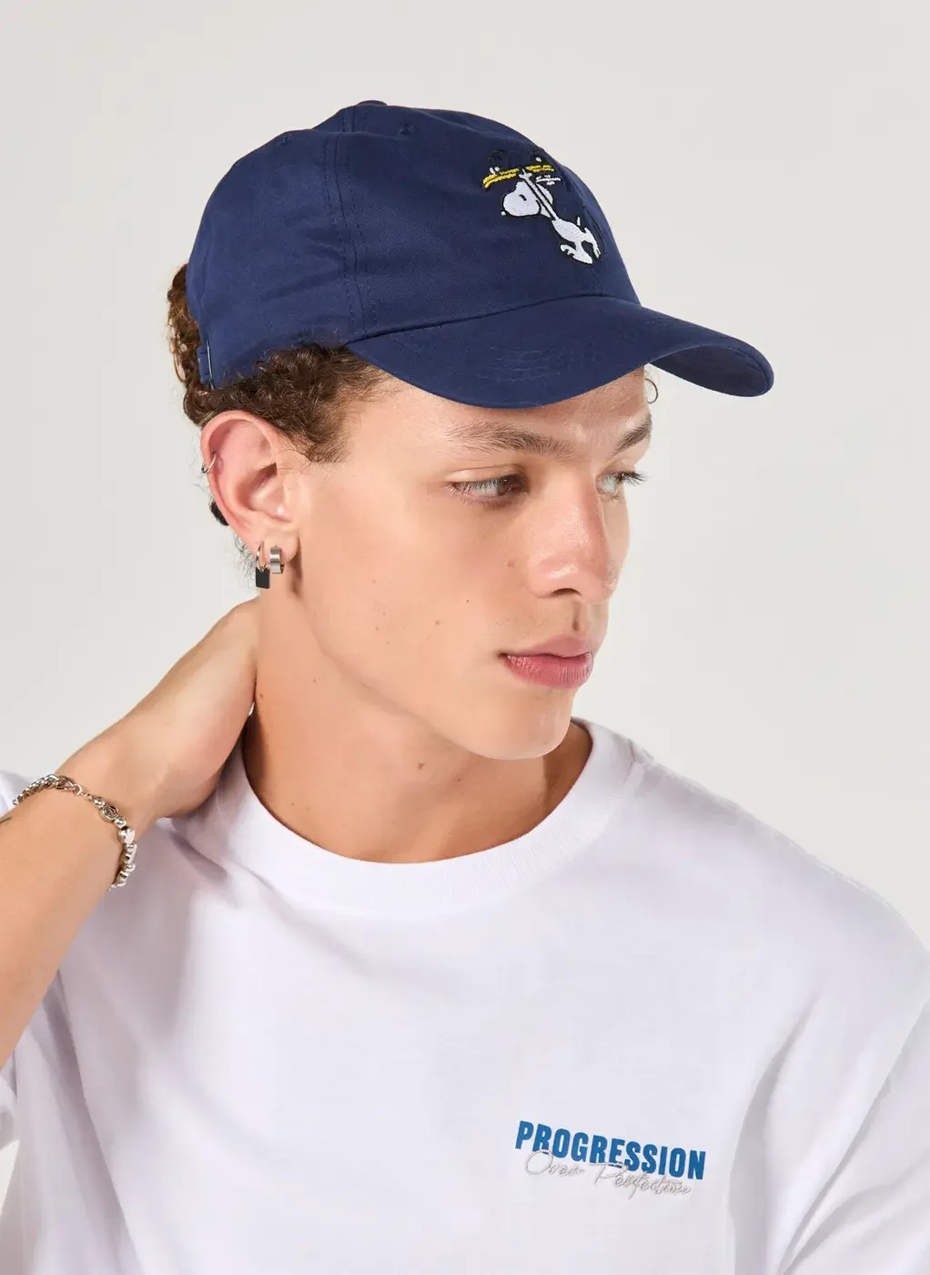 Boné Marinho Snoopy Skate