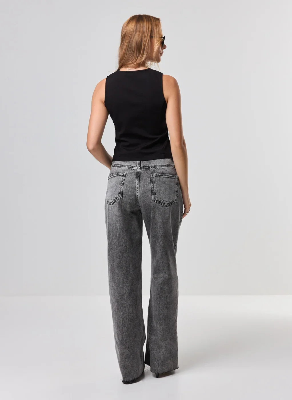 Colete Alfaiataria Preto Gola Redonda