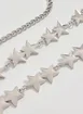 Body Chain Prateada Estrelas