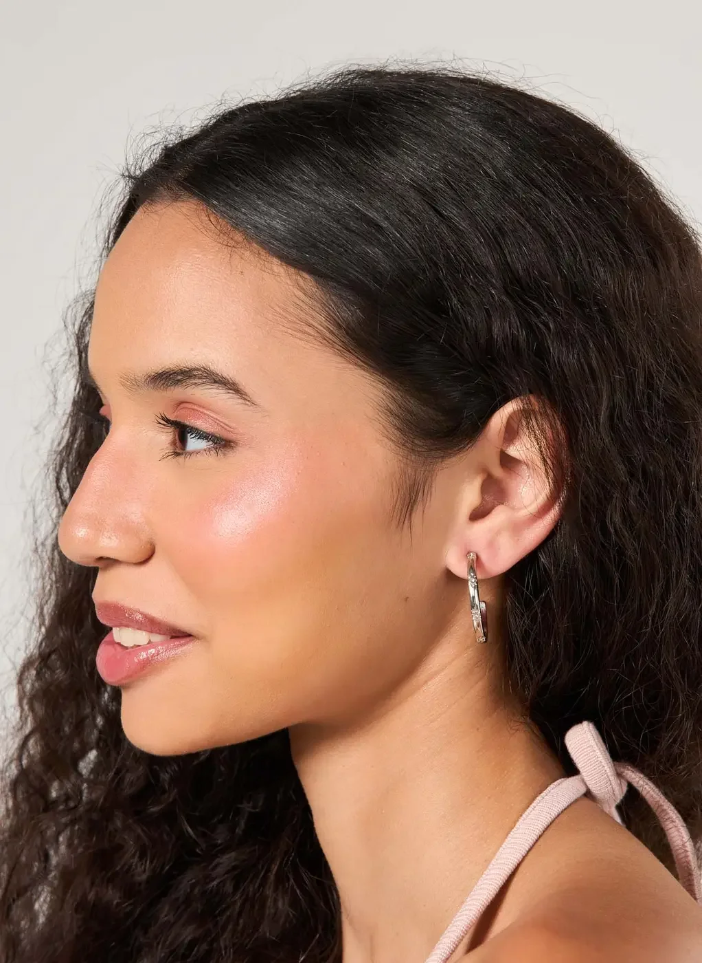 Conjunto 3 Brincos Prateados Argolas