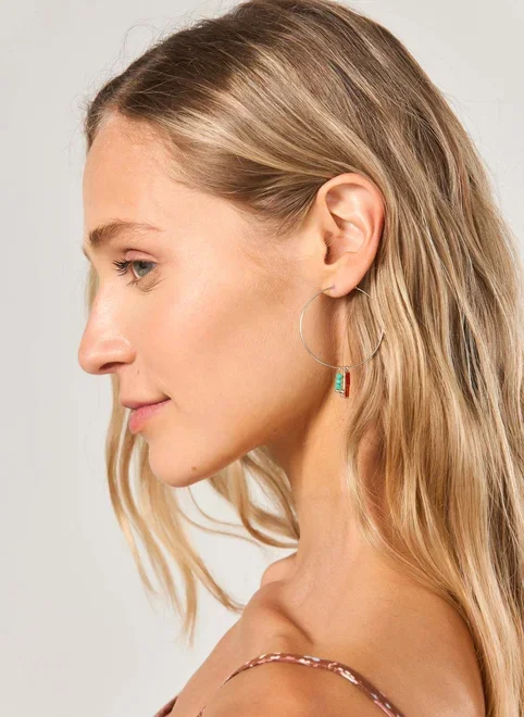 Kit Brincos Prateados Fundo Do Mar