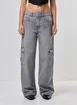 Calça Jeans Cintura Baixa Wide Leg
