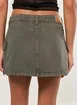 Short Saia Sarja Cargo Verde Militar