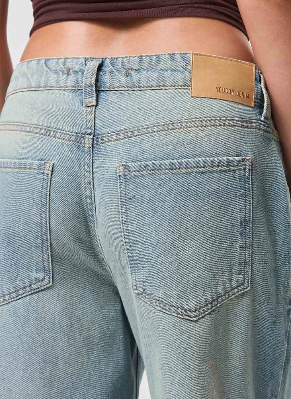 Calça Jeans Dirty Baggy Cintura Baixa