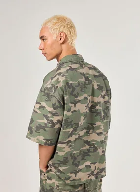 Camisa Box Sarja Camuflada