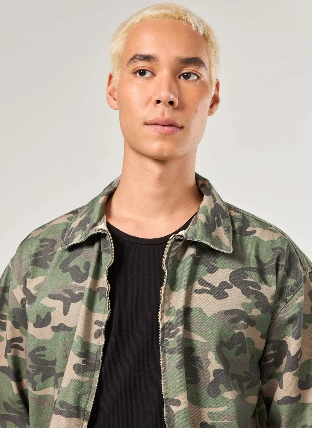 Camisa Box Sarja Camuflada