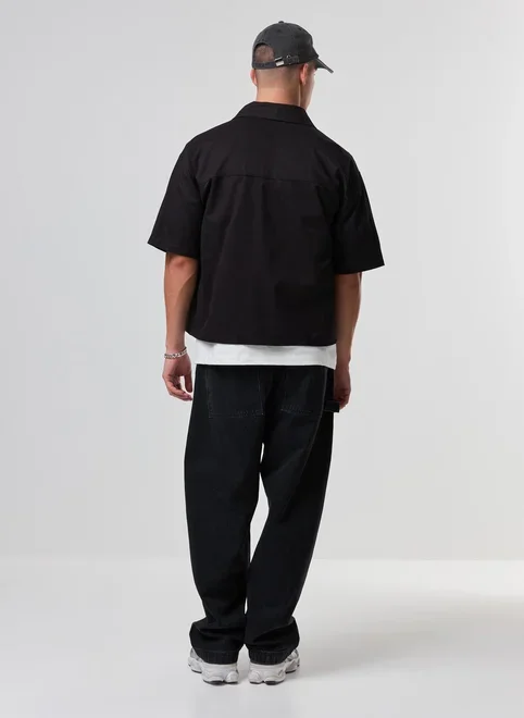 Camisa Sarja Box Cargo