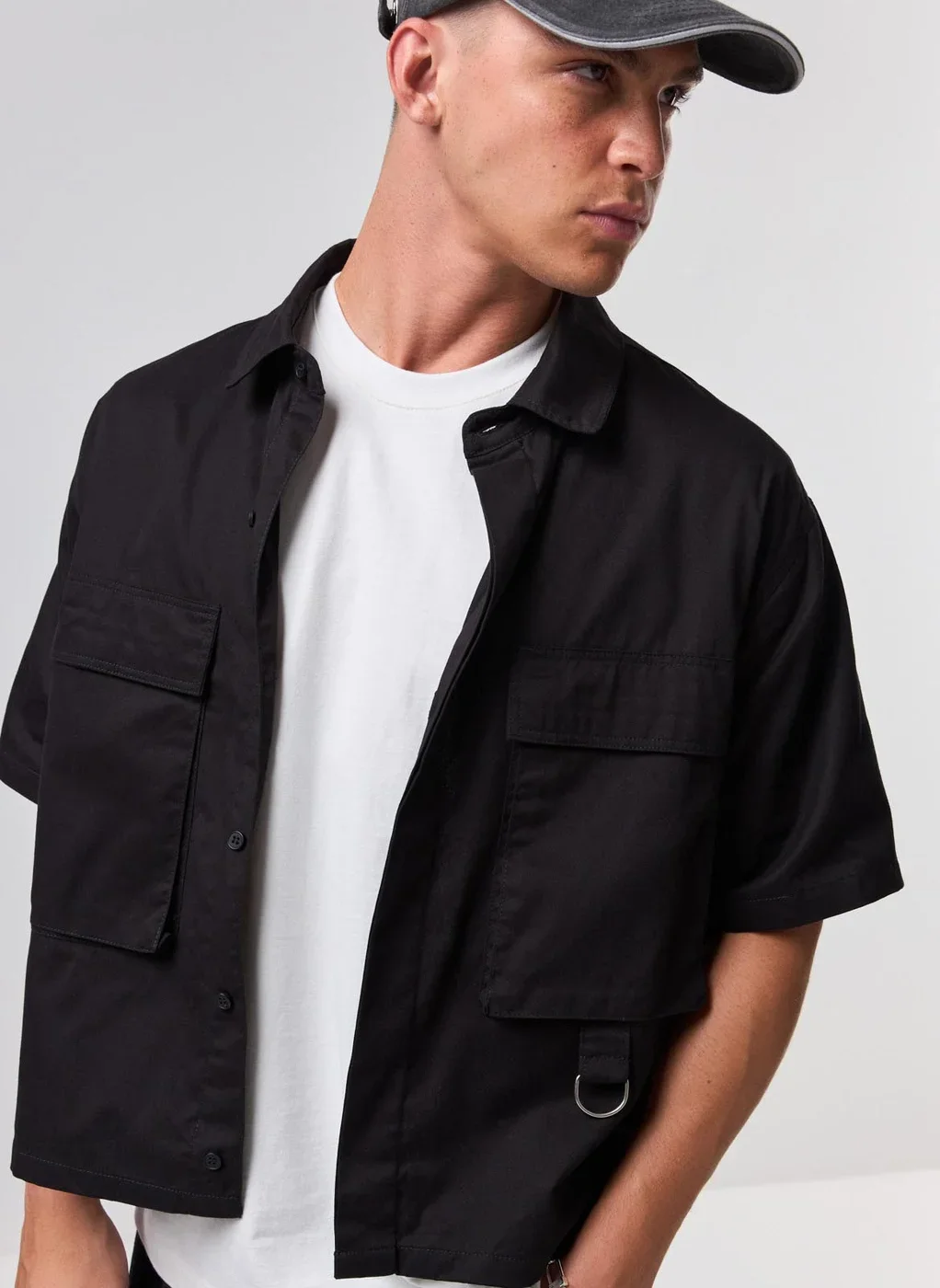 Camisa Sarja Box Cargo