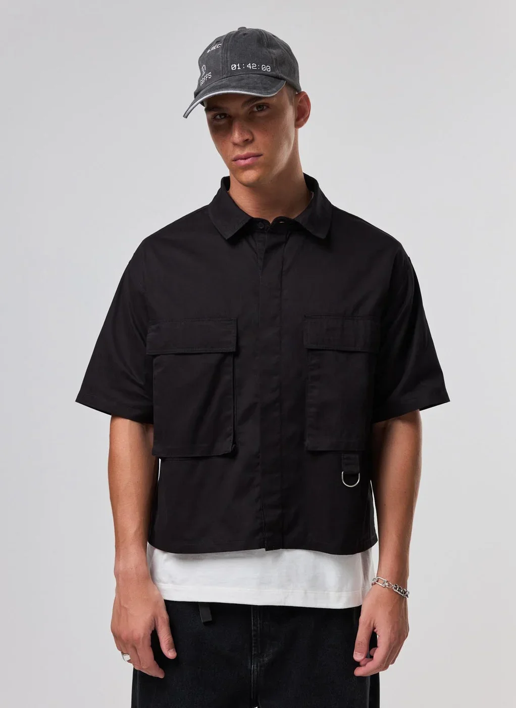 Camisa Sarja Box Cargo