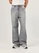 Calça Jeans Flare Cinza