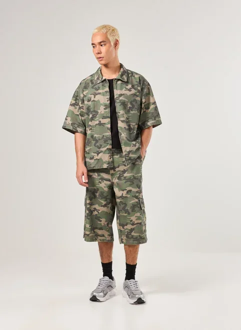 Jorts Sarja Camuflada Super Baggy