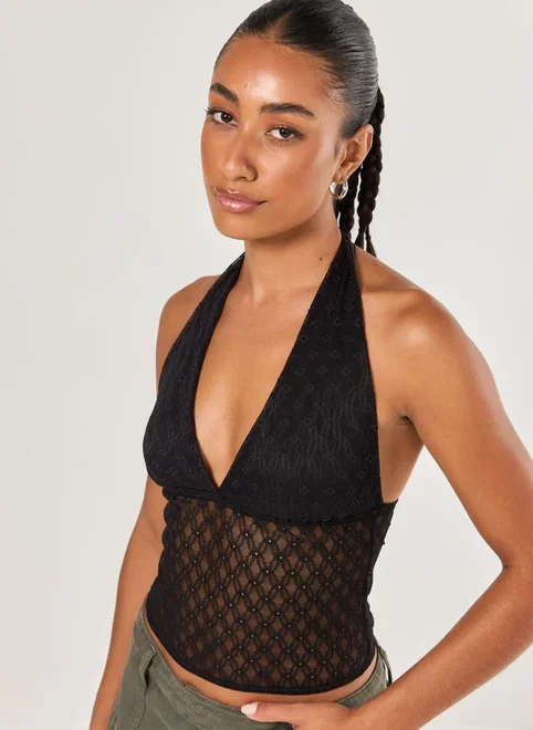 Blusa Frente Única Rendada