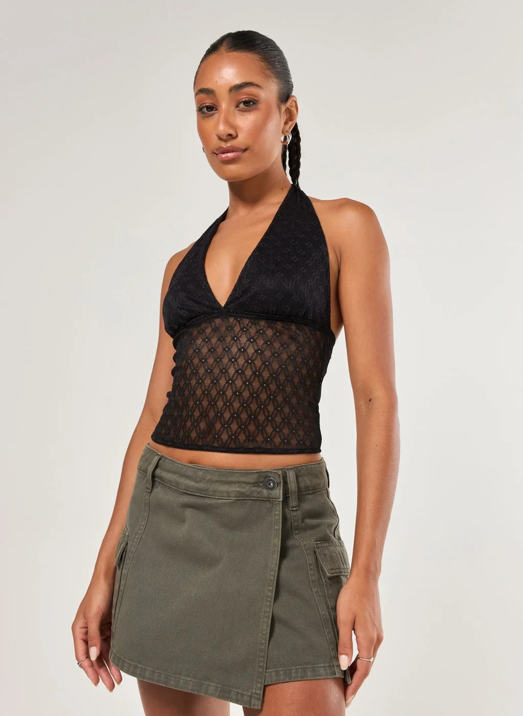 Blusa Frente Única Rendada