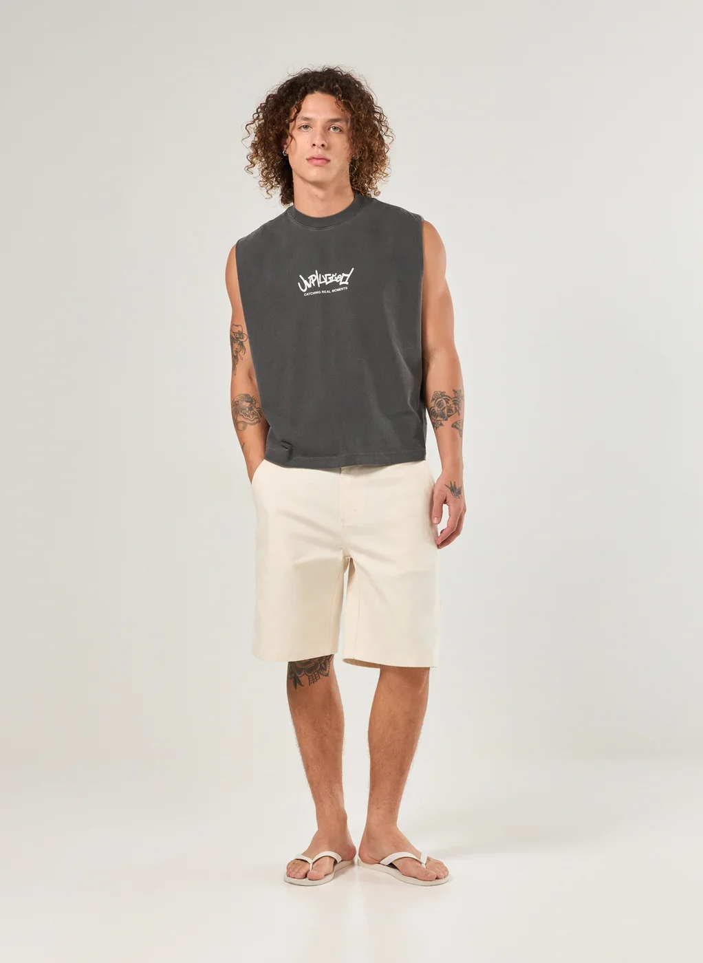 Camiseta Sleeveless Box Estonada Unplugged