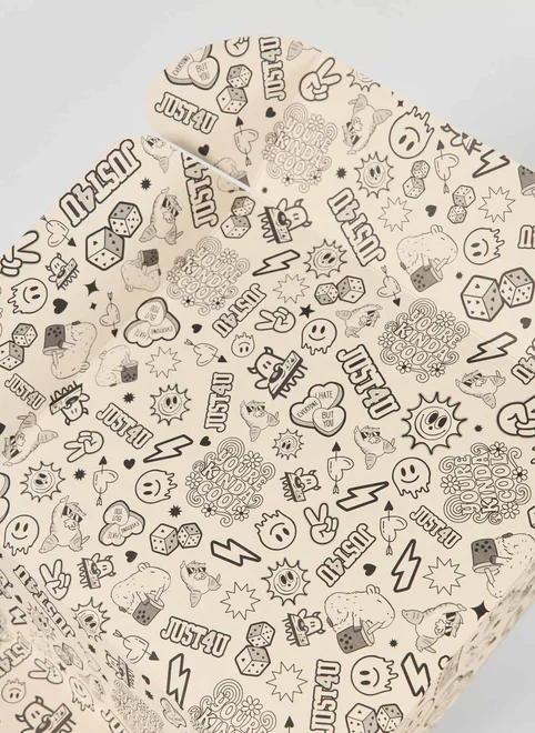 Caixa De Presente Com Adesivos