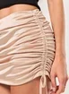 Mini Saia Poliamida Cintilante Franzidos