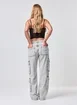 Calça Jeans Wide Leg Bolsos