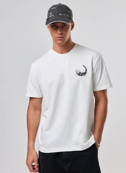 Camiseta Comfort Malhão Off-White Drift