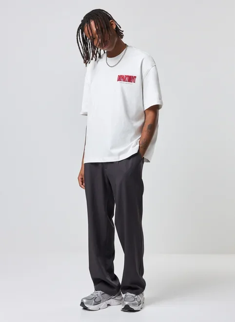 Camiseta Box Malhão Off‑White Selos