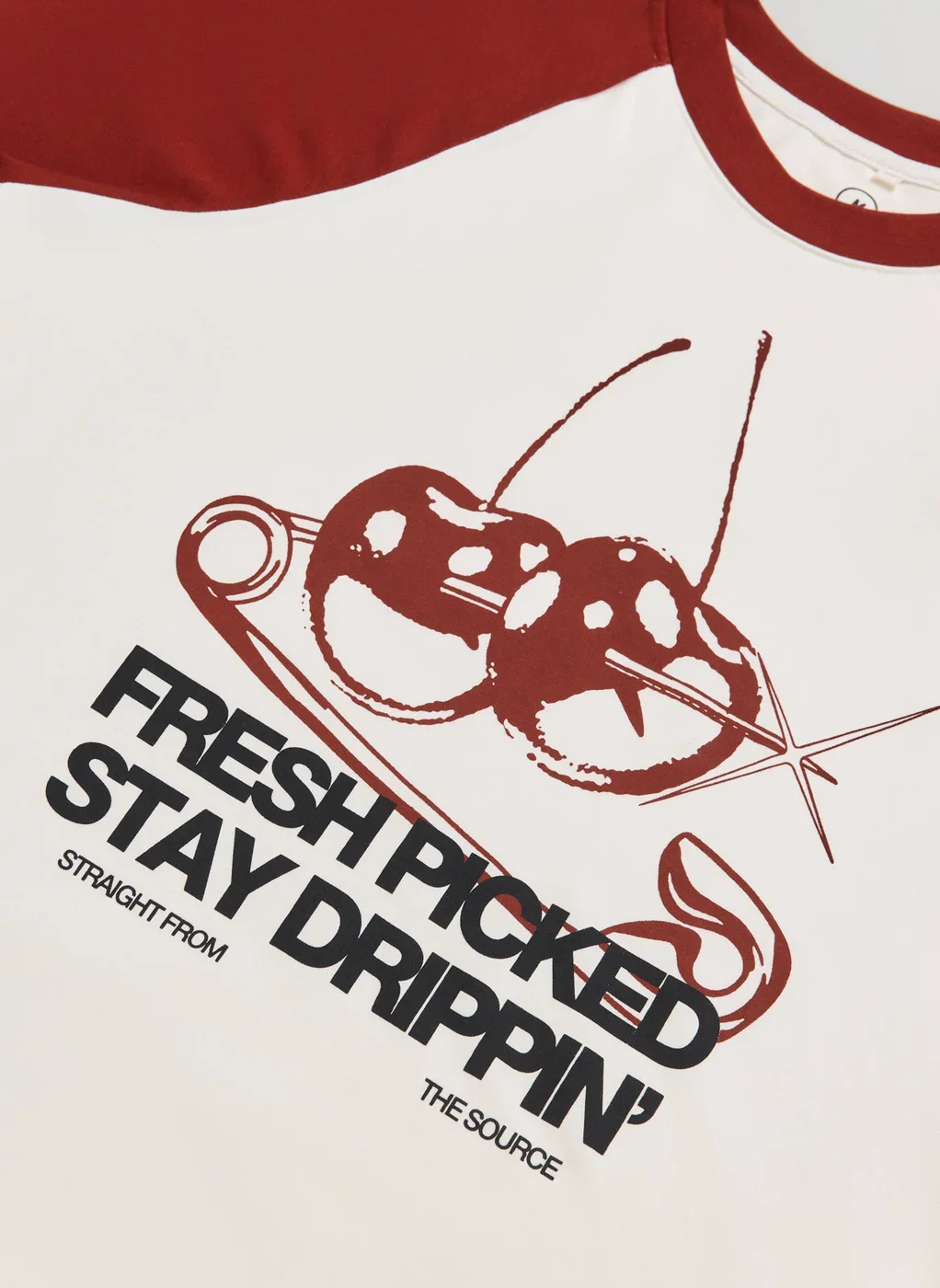 Camiseta Box Raglan Cherry