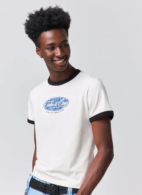 Camiseta Muscle Tee Off‑White Take It Easy