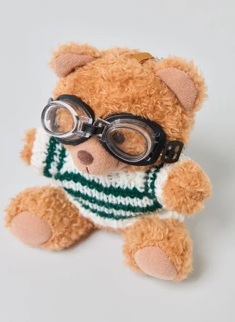 Chaveiro Ursinho De Óculos