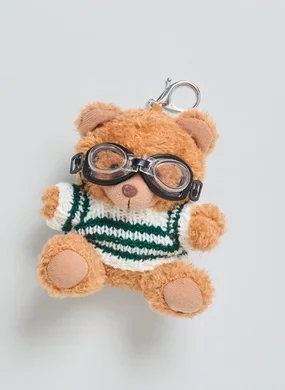 Chaveiro Ursinho De Óculos