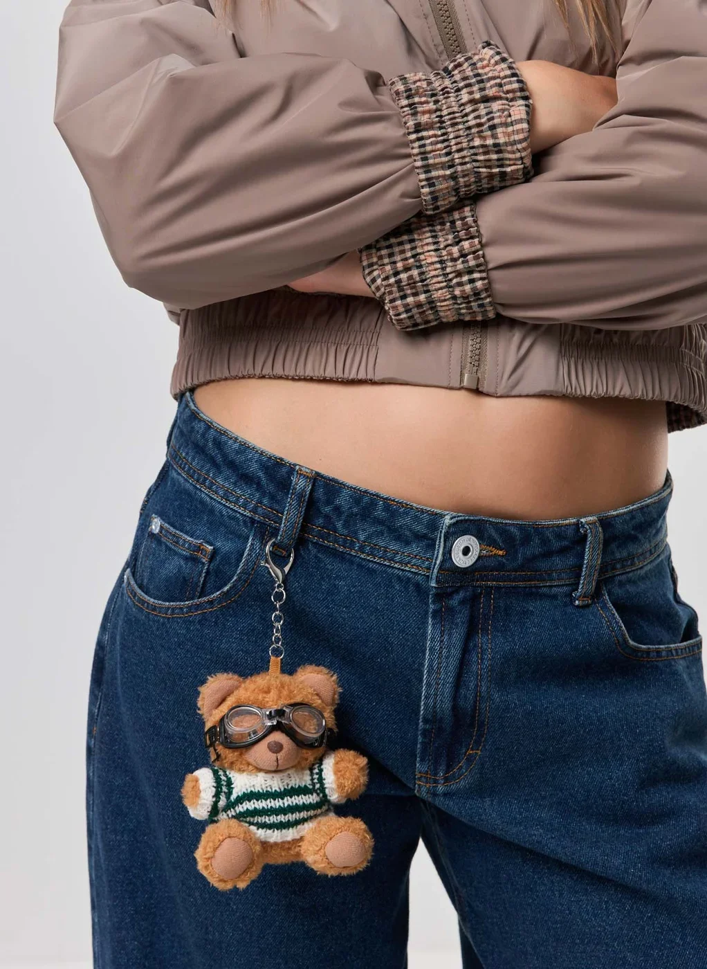 Chaveiro Ursinho De Óculos