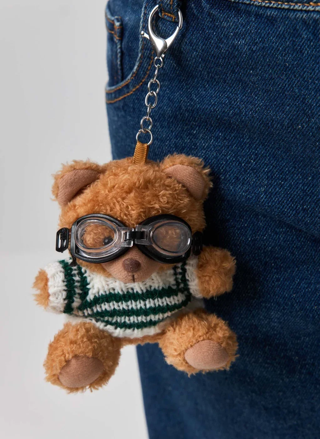 Chaveiro Ursinho De Óculos
