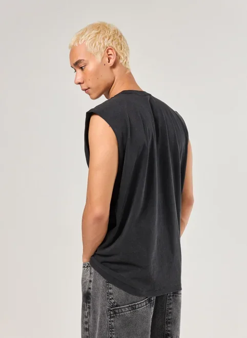 Regata Sleeveless Marmorizada Escorpião