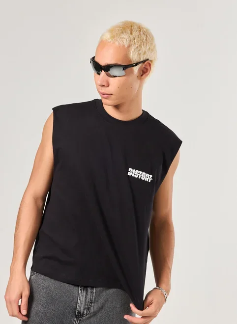 Camiseta Sleeveless Malhão Box Distort