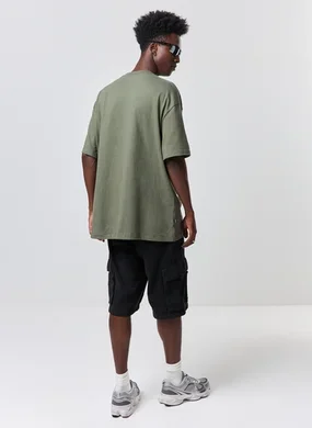 Camiseta Relaxed Malhão Estampa Deslocada