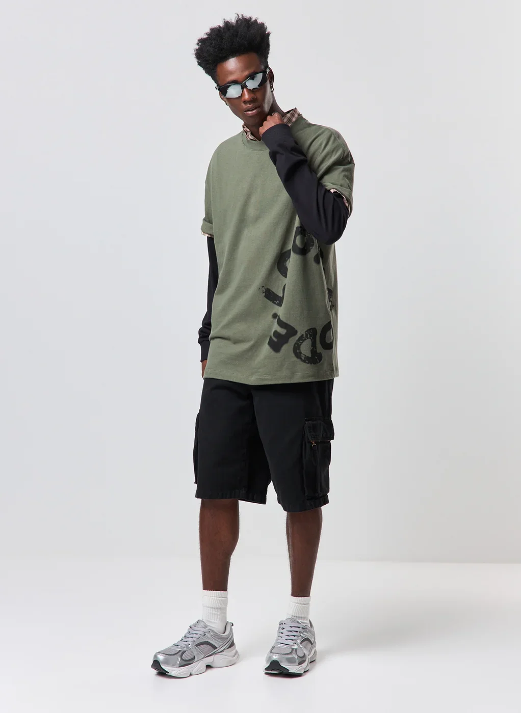 Camiseta Relaxed Malhão Estampa Deslocada