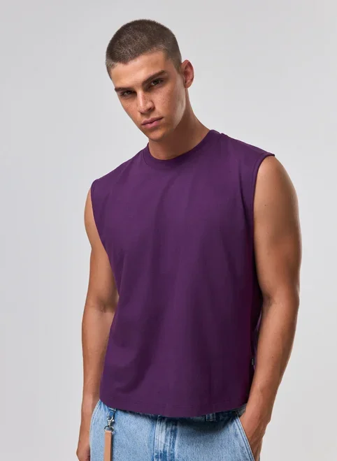 Regata Sleeveless Box Malhão