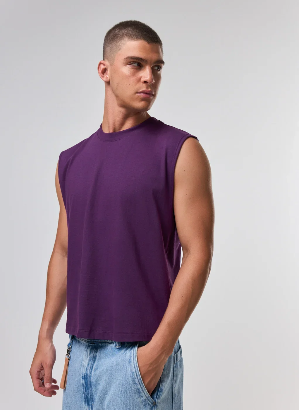 Regata Sleeveless Box Malhão