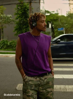 Regata Sleeveless Box Malhão