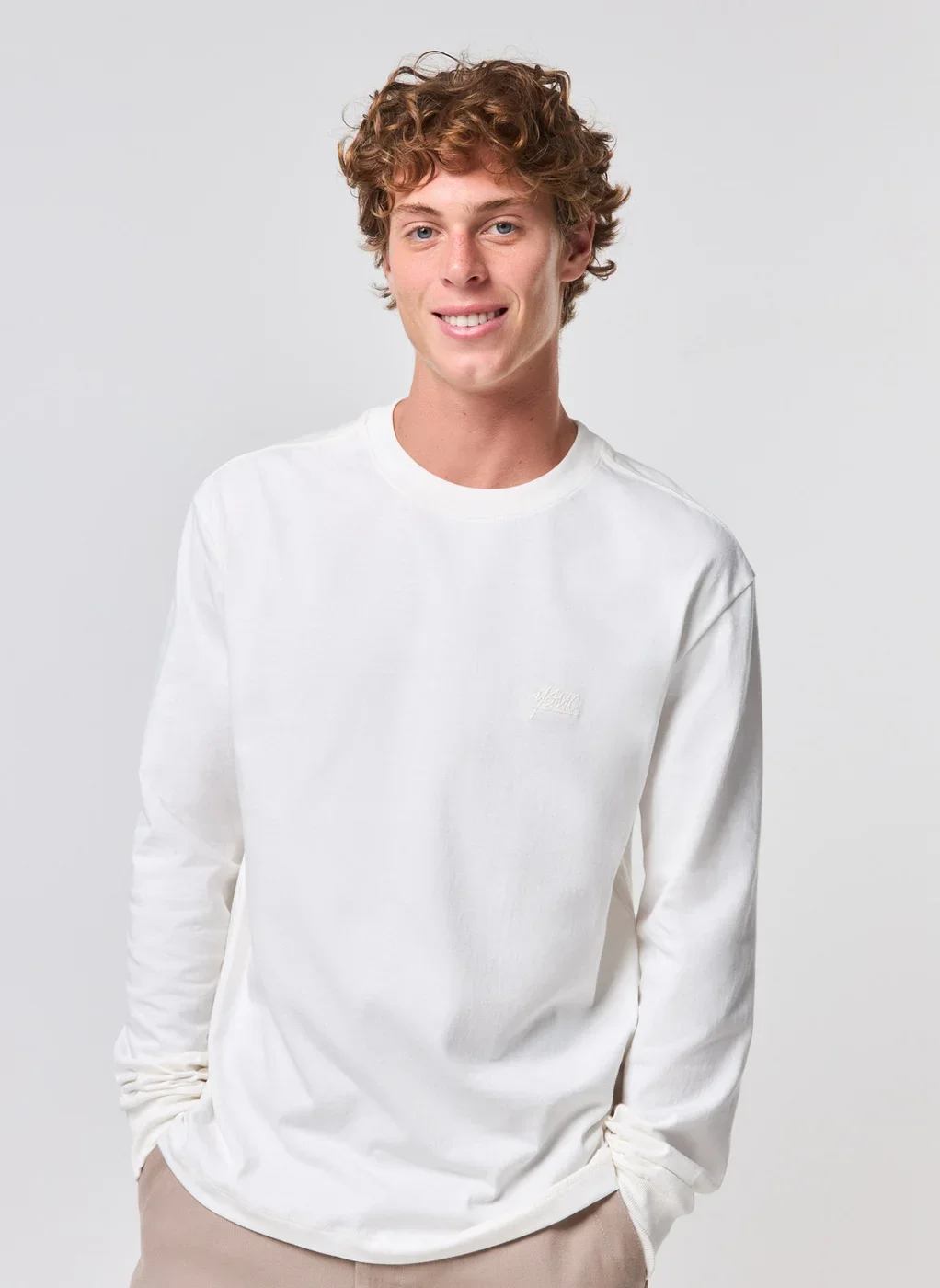 Camiseta Manga Longa Malhão Comfort Bordado