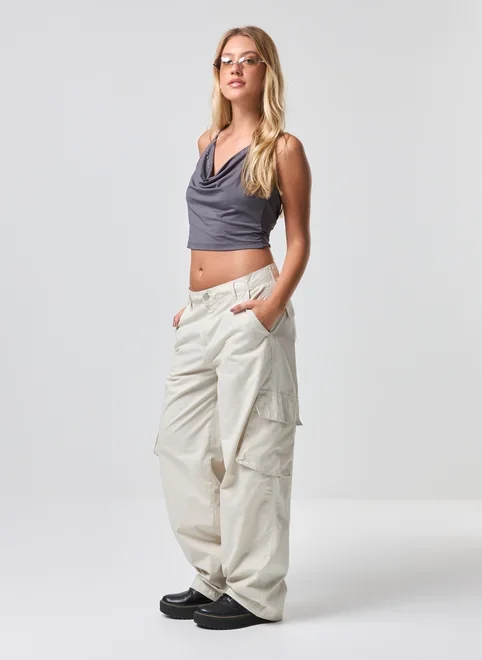 Blusa Frente Única Poliamida Tachinhas